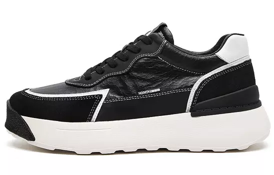 Туфли на платформе мужские низкие черные Anthony Miles