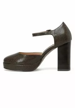 Туфли на платформе Nine West, коричневый
