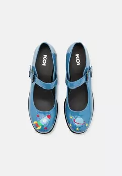 Туфли на платформе Tira Mary Jane Shoes ‘Space Mission Edition’ Koi Footwear, синие