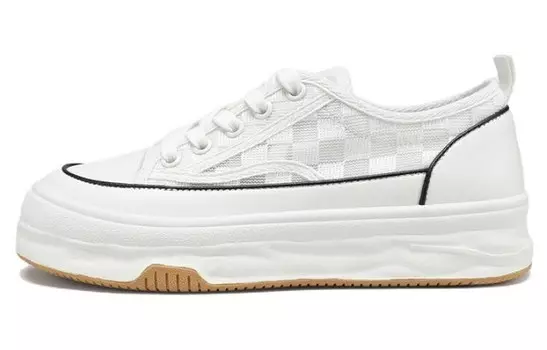 Туфли на платформе женские низкие бежевые C°Banner