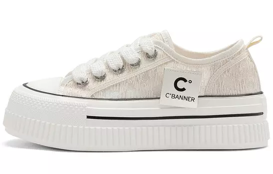 Туфли на платформе женские низкие C°Banner