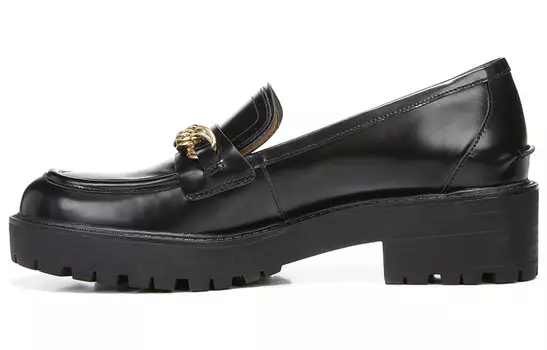 Туфли на платформе женские низкие черные Sam Edelman