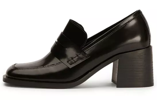 Туфли на платформе женские низкие черные Tony Bianco