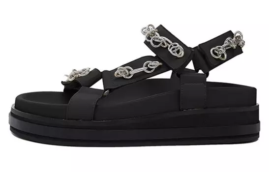 Туфли на платформе женские низкие Immi, черный