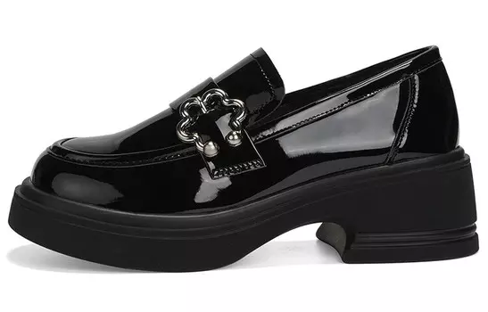 Туфли на платформе женские низкие Oms