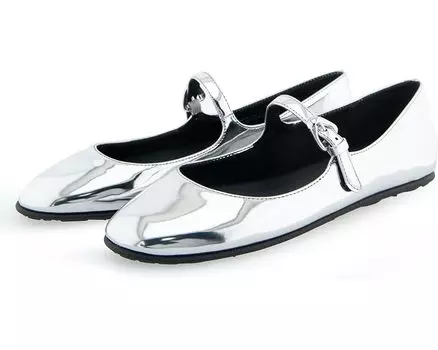 Туфли на плоской подошве Aerosoles Perry, цвет Silver Mirror Metallic PU