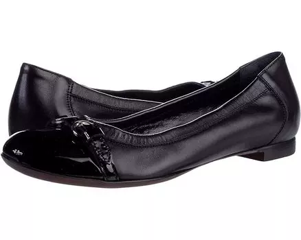 Туфли на плоской подошве AGL Monika Captoe Ballet, черный