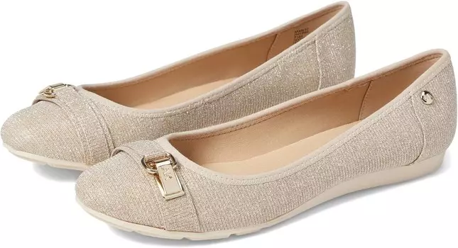 Туфли на плоской подошве Anne Klein Able, цвет Platinum