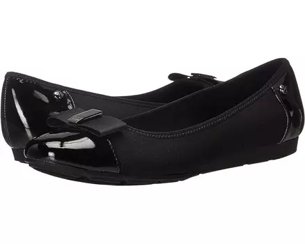 Туфли на плоской подошве Anne Klein Alive Flat, цвет Black Multi Fabric