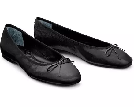 Туфли на плоской подошве Birdies Hummingbird Leather Flat, цвет Noir