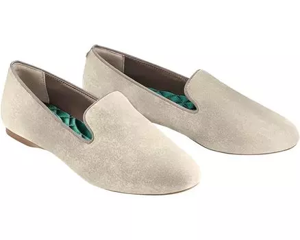 Туфли на плоской подошве Birdies Starling Velvet Flat, цвет Doe