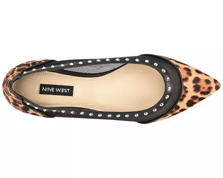 Туфли на плоской подошве Bizzie 2 Nine West, леопард мульти