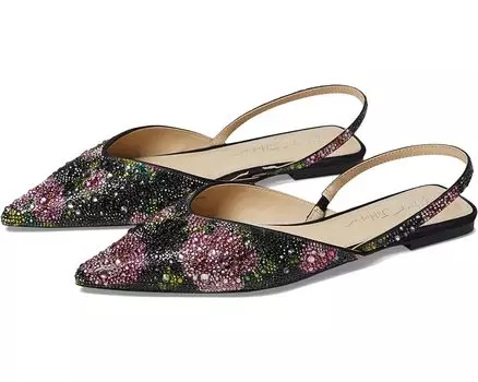 Туфли на плоской подошве Blue by Betsey Johnson Vance Mule, цвет Black/Pink Floral