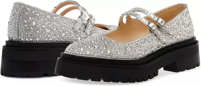 Туфли на плоской подошве Blue by Betsey Johnson Rico, серебряный