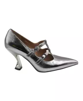 Туфли на плоской подошве Bohemia с двойной пряжкой Jeannot, серый