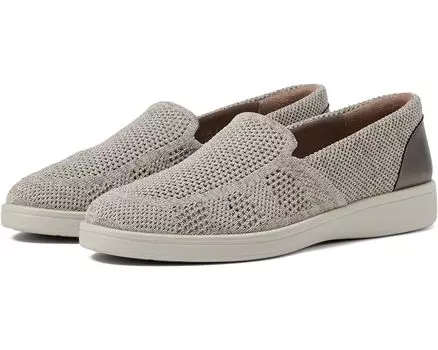Туфли на плоской подошве Bzees Athena Knit Slip-Ons, коричневый