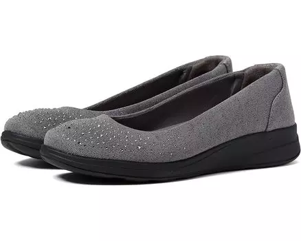 Туфли на плоской подошве Bzees Golden Bright Slip-Ons, серый