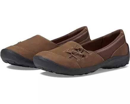 Туфли на плоской подошве Clarks Fiana Ease, цвет Taupe Nubuck