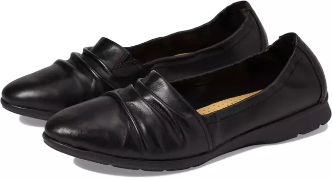 Туфли на плоской подошве Clarks Jenette Ruby, цвет Black Leather