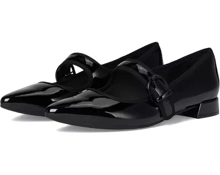 Туфли на плоской подошве Clarks Natalyn May, цвет Black Patent Synthetic