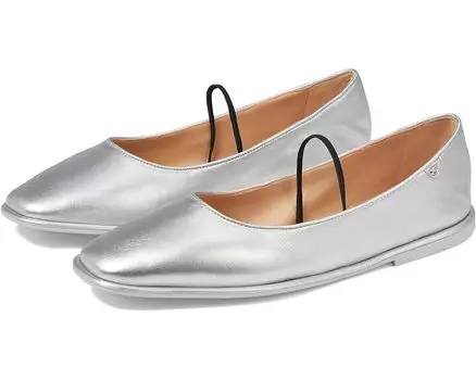 Туфли на плоской подошве COACH Emilia Mary Jane, серебряный