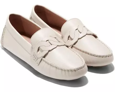 Туфли на плоской подошве Cole Haan Evelyn Chain Driver, слоновая кость