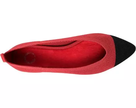 Туфли на плоской подошве Comfort Foam Veata Flat Journee Collection, красный