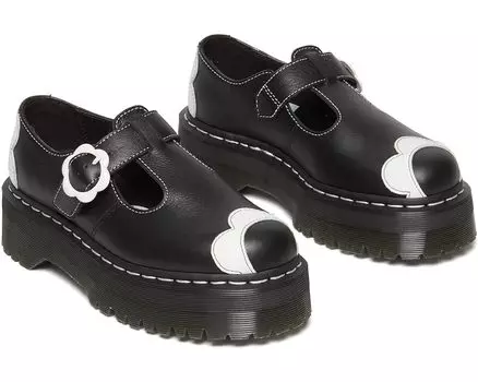 Туфли на плоской подошве Dr. Martens Bethan, черный/белый
