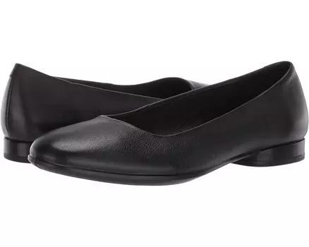 Туфли на плоской подошве ECCO Anine Ballerina, цвет Black Calf Leather