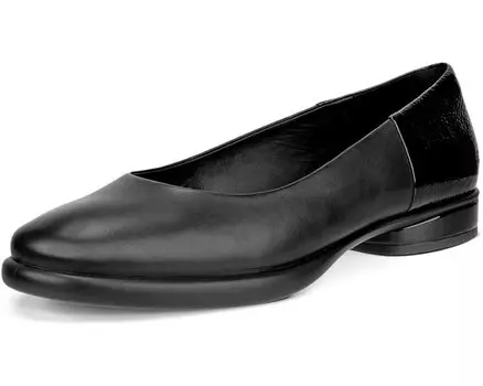 Туфли на плоской подошве ECCO Sculpted Luxe Ballerina, черный