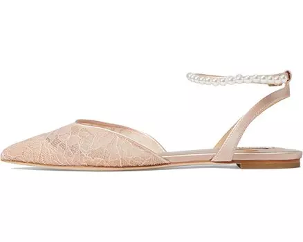 Туфли на плоской подошве Fawn Badgley Mischka, мягкий румянец