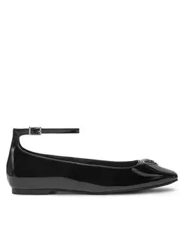 Туфли на плоской подошве Guess, черный