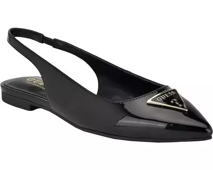Туфли на плоской подошве GUESS Ezras, цвет Black Patent