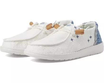 Туфли на плоской подошве Hey Dude Wendy Crafted Boho, белый