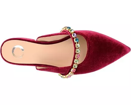 Туфли на плоской подошве Jewel Flat Journee Collection, ягода
