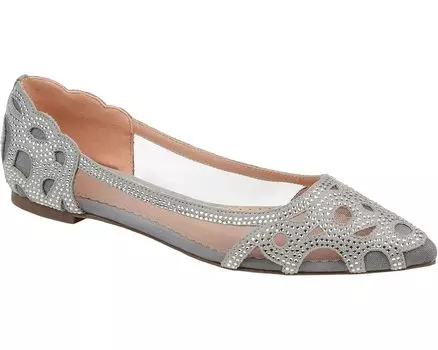 Туфли на плоской подошве Journee Collection Batavia Flat, серый