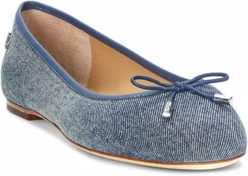 Туфли на плоской подошве Lauren Ralph Lauren Jayna Ballet Flat, синий