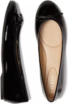 Туфли на плоской подошве Lauren Ralph Lauren Jayna Ballet Flat, черный
