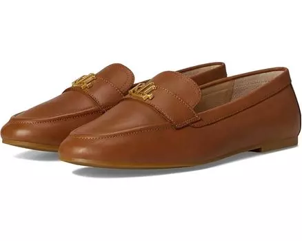 Туфли на плоской подошве Lauren Ralph Lauren Averi III Burnished Leather Loafer, цвет Deep Saddle Tan