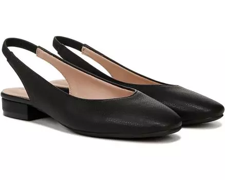 Туфли на плоской подошве LifeStride Claire Slingback Ballet Flats, черный