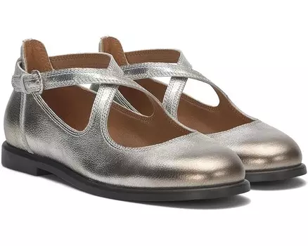 Туфли на плоской подошве Lucky Brand Necia, серебряный