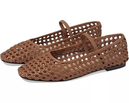 Туфли на плоской подошве Madewell Martina Elastic Mary Jane - Open Weave, цвет Desert Camel