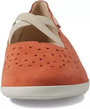 Туфли на плоской подошве Mephisto Karla Perf, цвет Terracota Nubuck