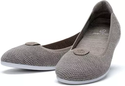 Туфли на плоской подошве Merinos Flat, песочный