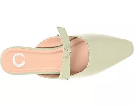 Туфли на плоской подошве Missie Mule Journee Collection, зеленый