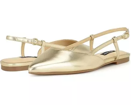 Туфли на плоской подошве Nine West Bircah, золотой