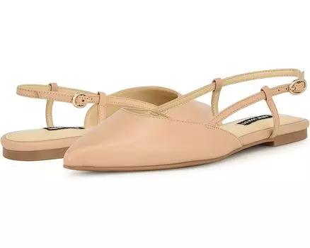 Туфли на плоской подошве Nine West Bircah, цвет Light Natural Leather