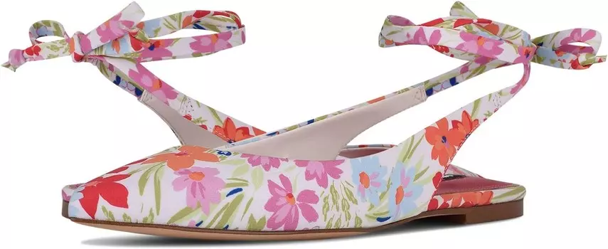 Туфли на плоской подошве Nine West Bop 2, цвет White Floral