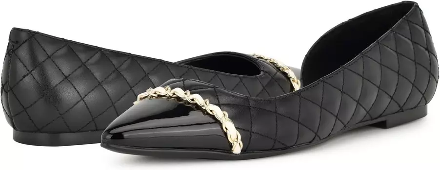 Туфли на плоской подошве Nine West Breza, цвет Black Multi