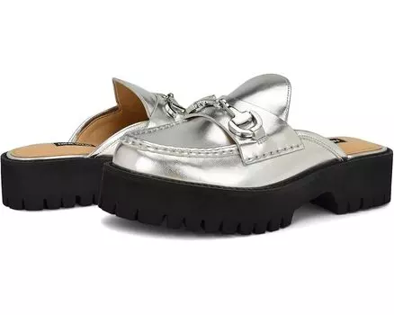 Туфли на плоской подошве Nine West Duntal, серебряный